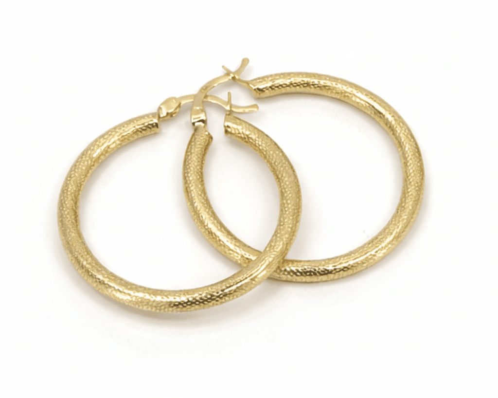 Classic Gold Hoop Earrings Set 10k - A&G Jewelry - Earrings