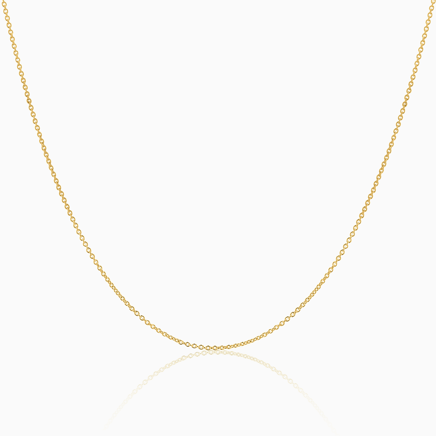 10k Classic Cable Link Chain Necklace - Necklace