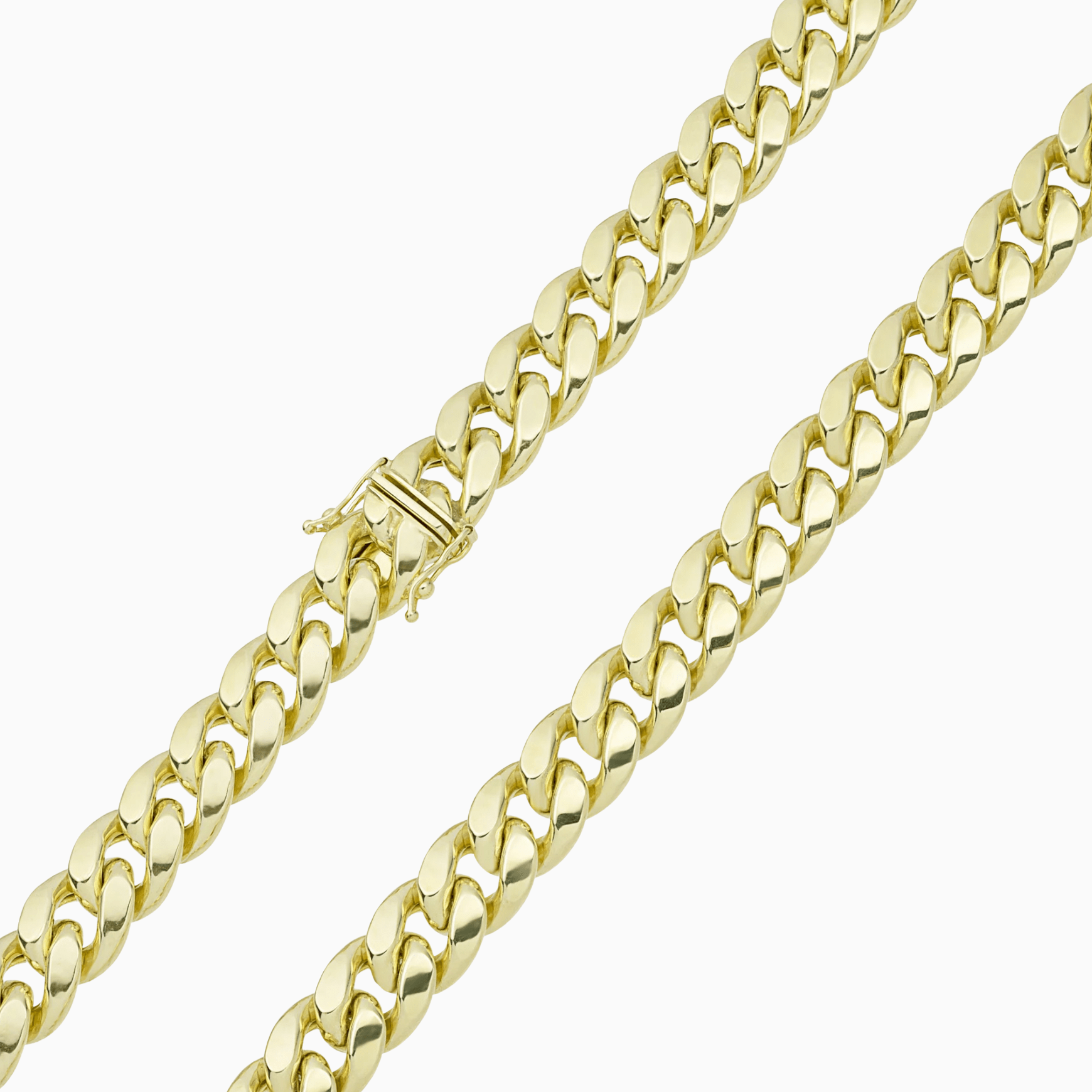 10K Hallow Gold Cuban Link Chain - A&G Jewelry - Necklace