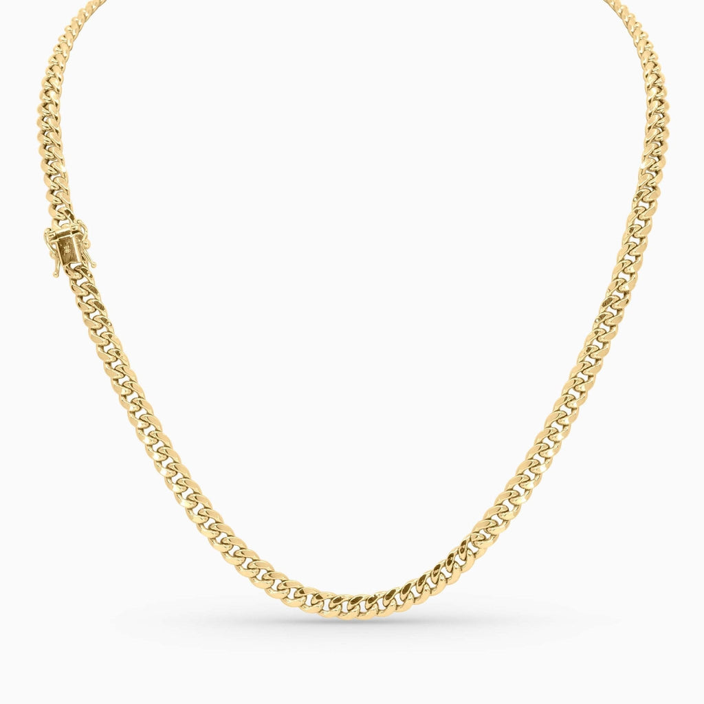 10K Hallow Gold Cuban Link Chain - A&G Jewelry - Necklace