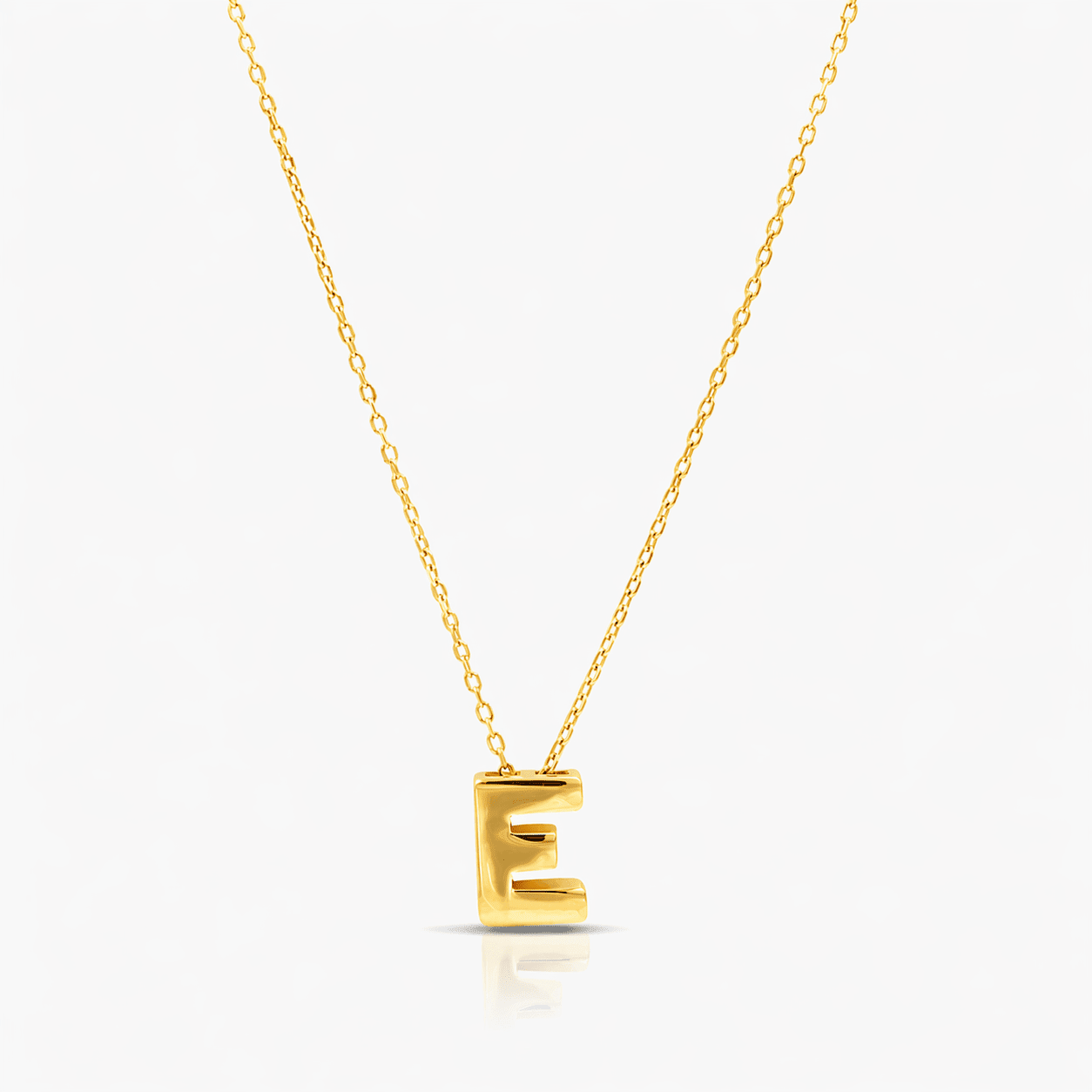 14K Yellow Gold Initial Pendant Necklace - Necklace