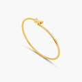 10K Gold Butterfly Bangle Bracelet-Women's Bracelet