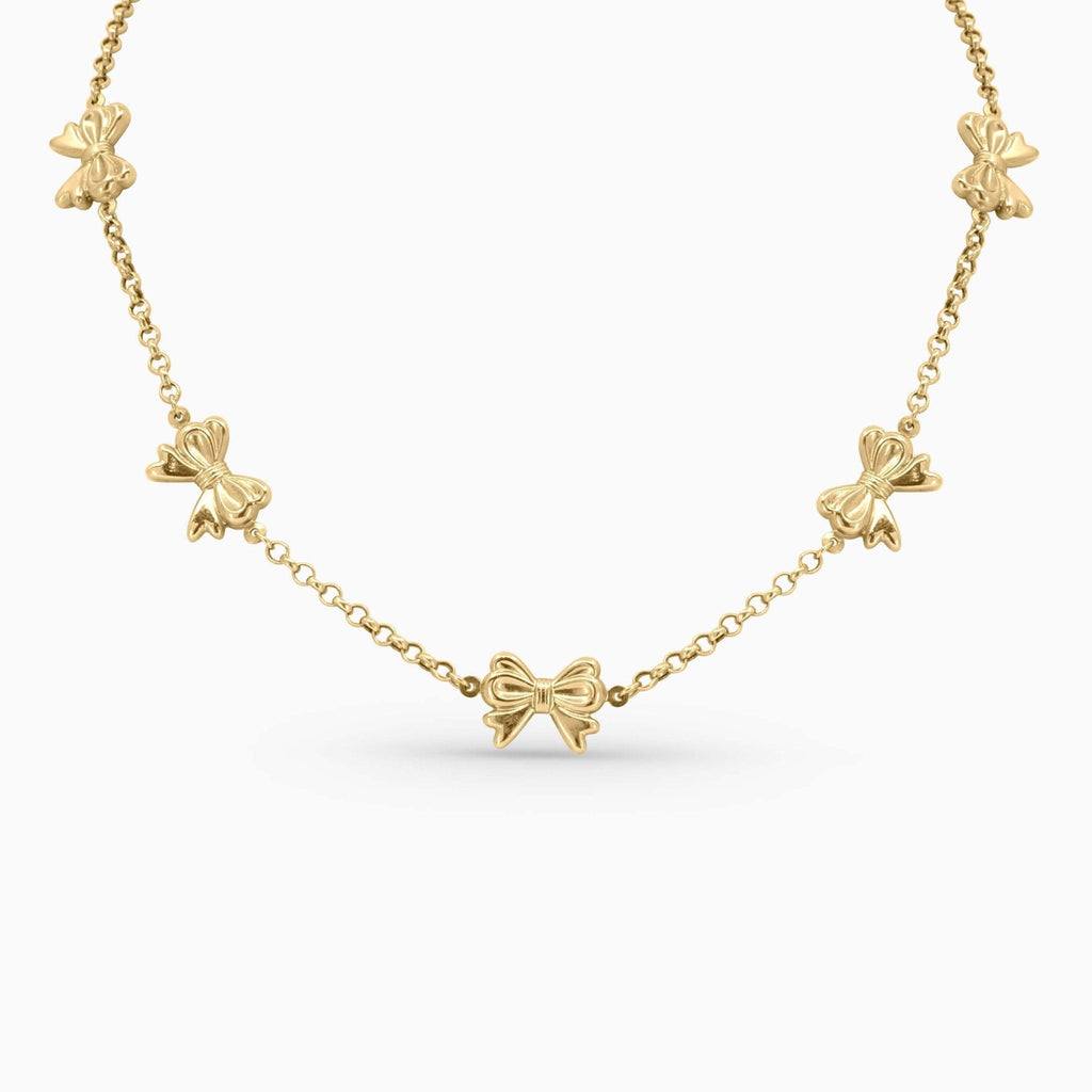 Butterfly Charm Gold Necklace in 10k - A&G Jewelry - Women's Necklace