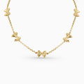 Butterfly Charm Gold Necklace in 10k - A&G Jewelry - Women's Necklace